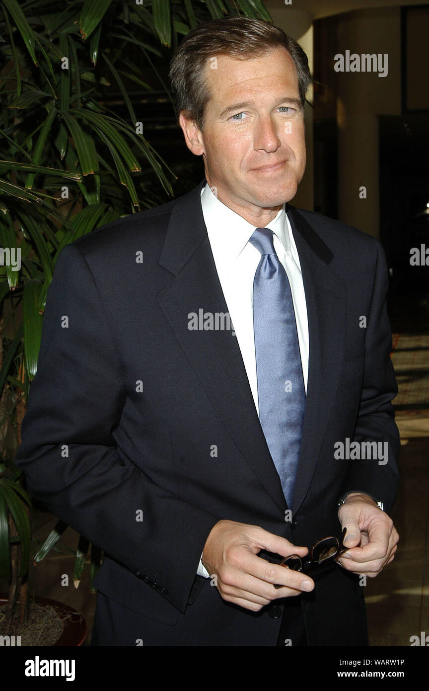 Brian Williams at the 2005 NBC Press Tour held at Universal Hilton in Universal City, CA. The event took place on Friday, January 21, 2005.  Photo by: SBM / PictureLux - All Rights Reserved  - File Reference # 33855-2267SBMPLX Stock Photo