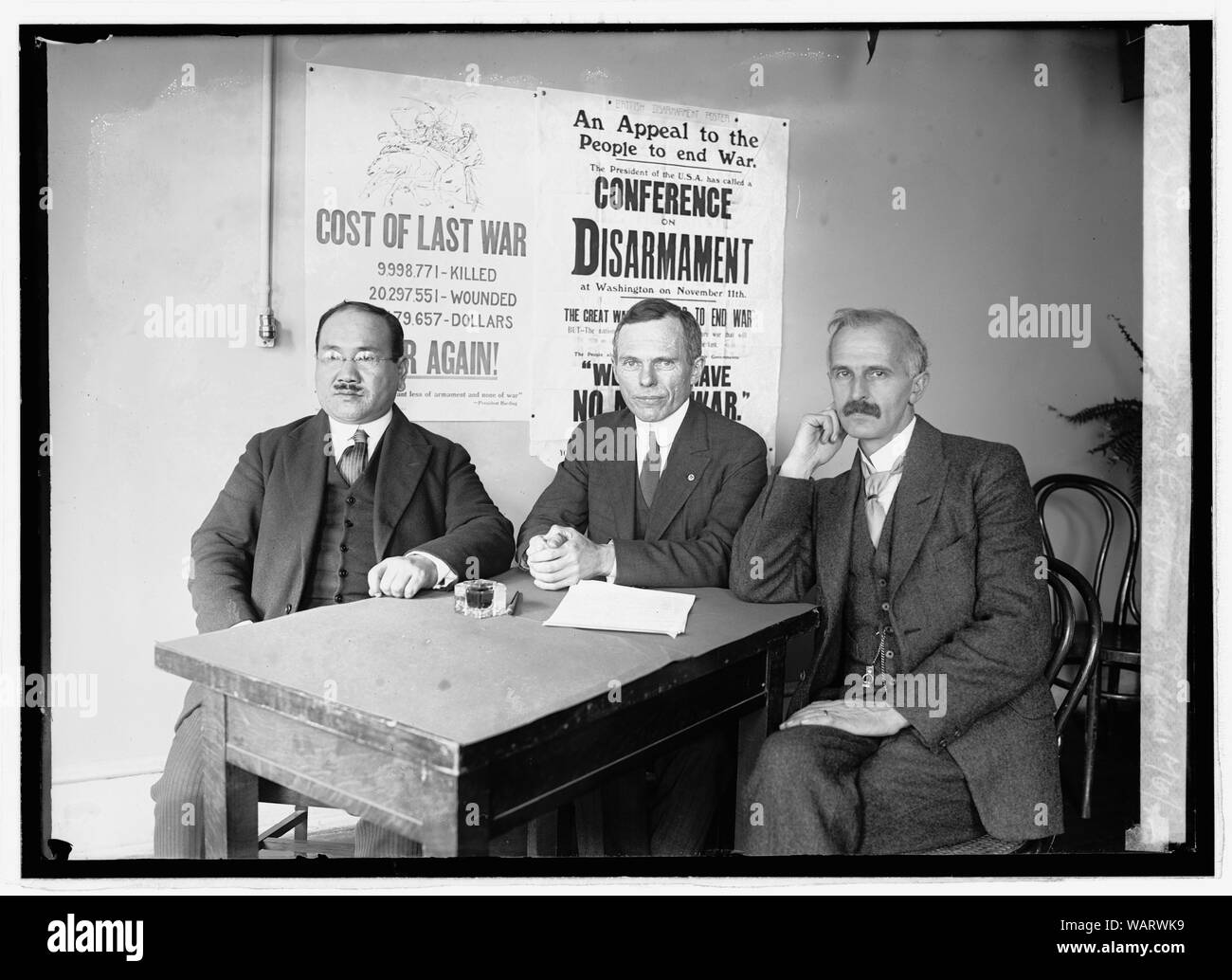Dr. Kawa Kimi, Fredk. J. Libby, Francis E. Pollard, 12/6/21 Stock Photo ...