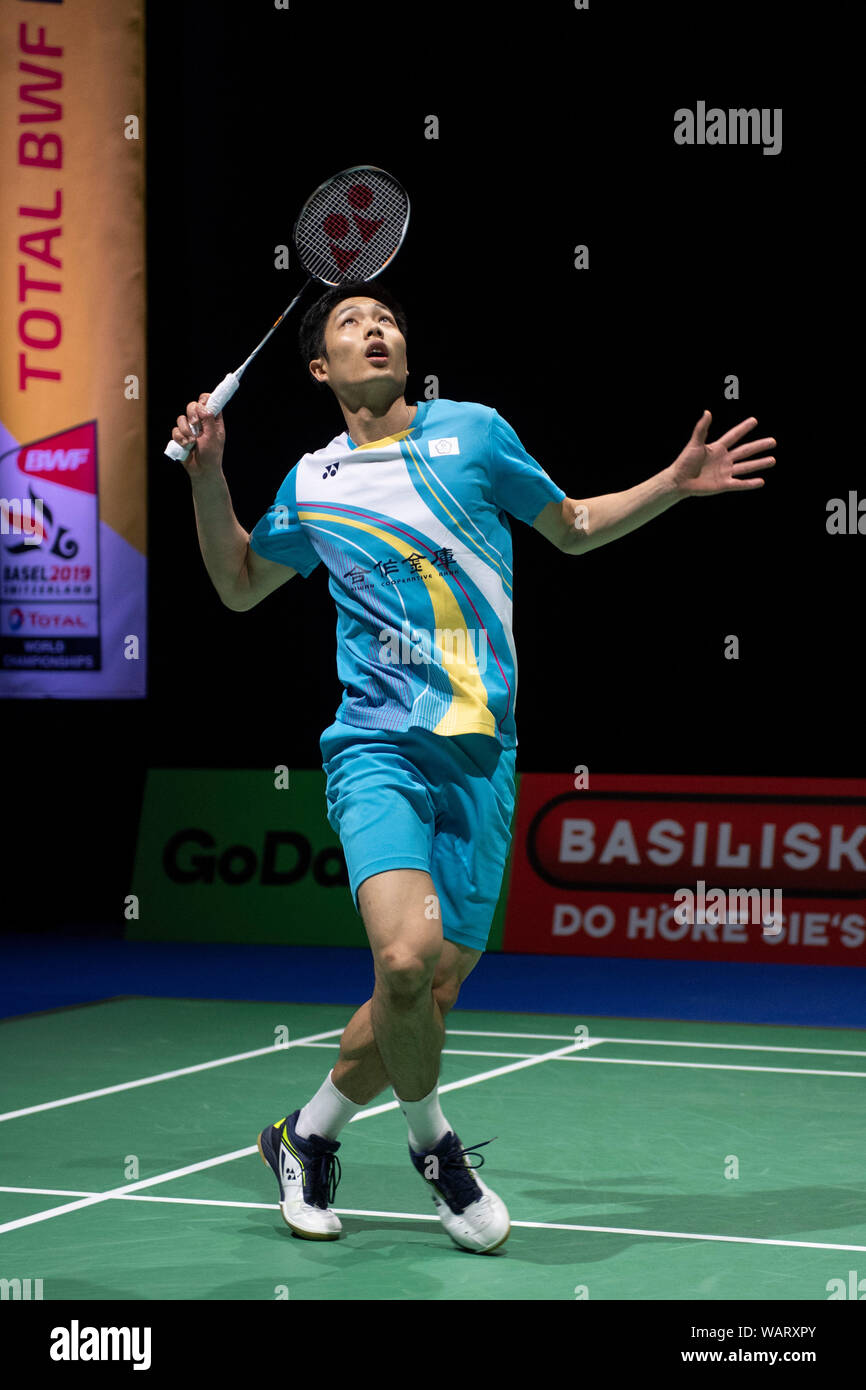 Basel Switzerland. 21st Aug 2019. Chou Tien Chen of Chinese