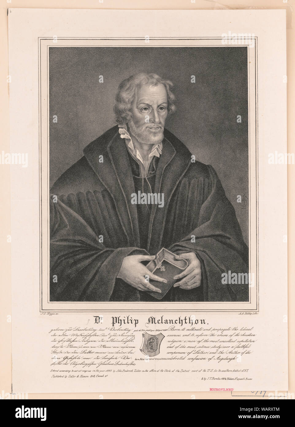 Dr. Philip Melanchthon Stock Photo Alamy