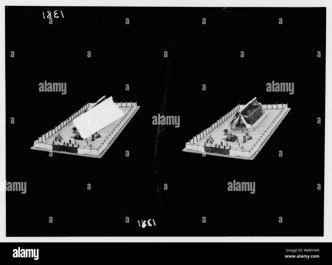 Dr. Shick's [i.e. Schick's] models. The Tabernacle Stock Photo - Alamy