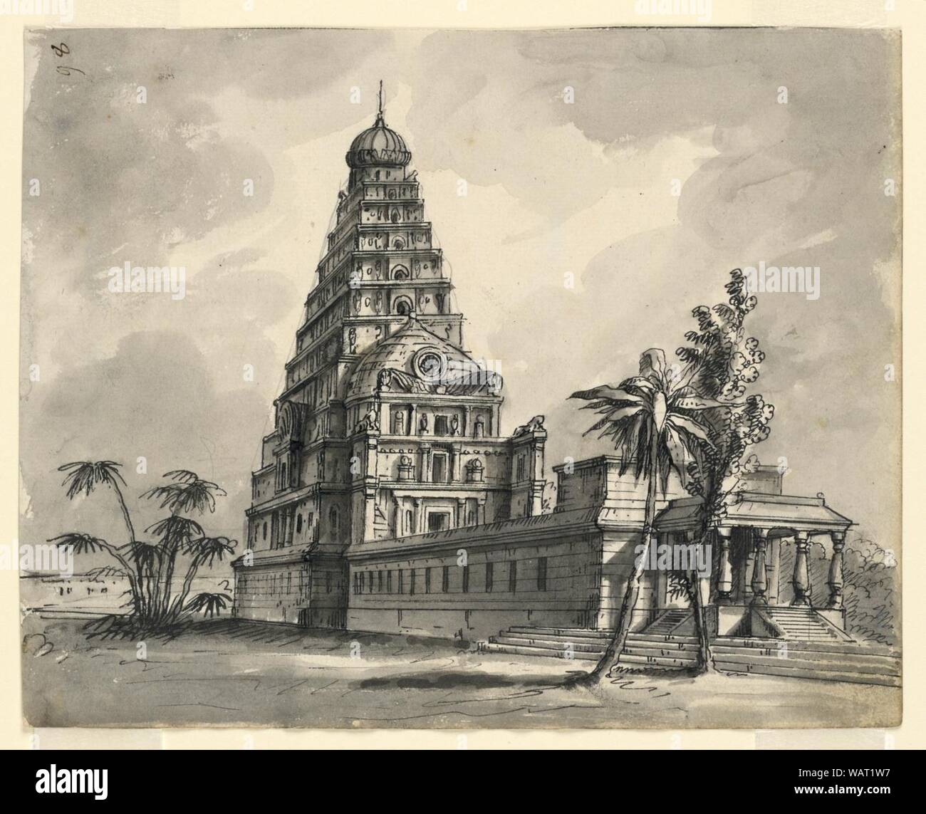 Sri Ranganathaswamy Temple Srirangam  Heritage of India  Paintings   Prints Buildings  Architecture World Architecture Indian Architecture   ArtPal