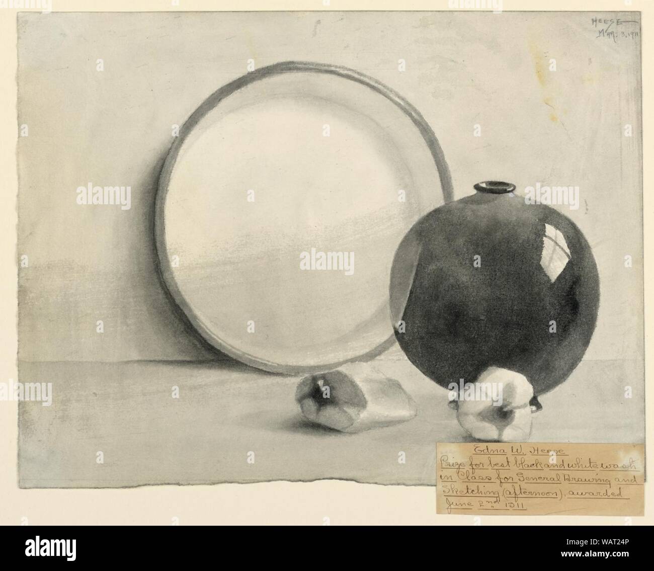 Drawing, Stilllife, 1911 Stock Photo Alamy