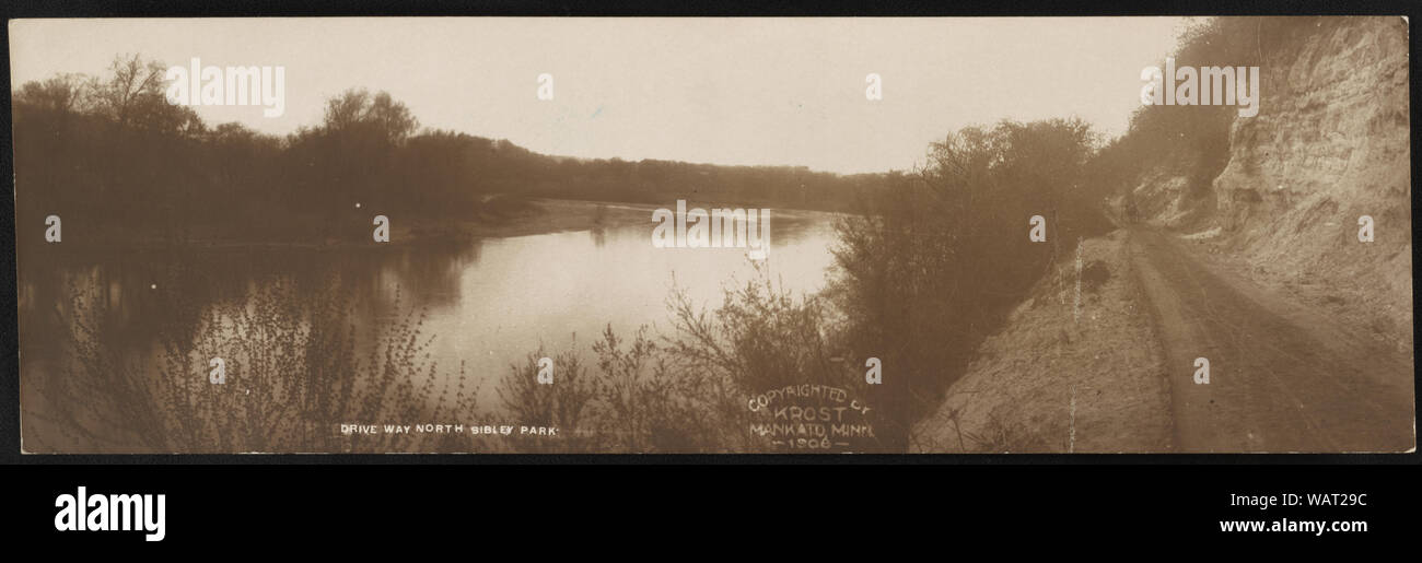 Drive way, North Sibley Park Stock Photo Alamy