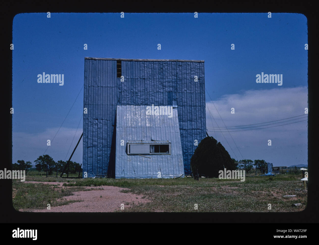 Drive-in Theater, Route 283, Mangum, Oklahoma Stock Photo
