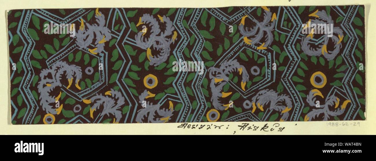 Drawing, Textile Design- Diskus (Discus), 1911–14 Stock Photo - Alamy