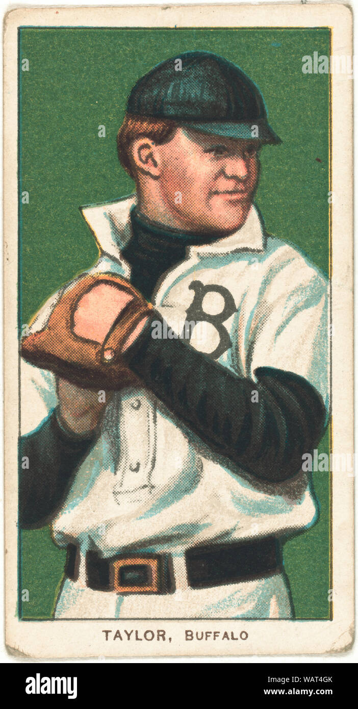 Dummy Taylor, Buffalo Team, baseball card portrait Stock Photo Alamy