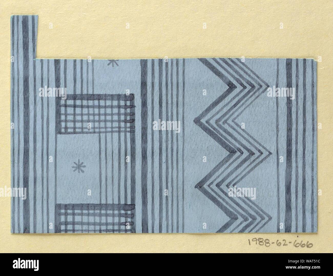Drawing, Textile Design- Nuance, 1922 Stock Photo