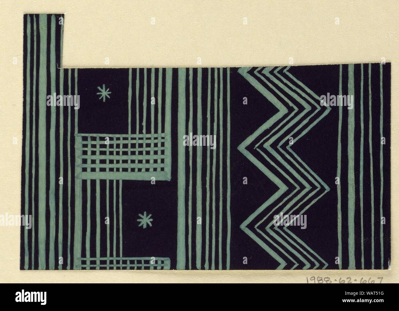 Drawing, Textile Design- Nuance, 1922 Stock Photo
