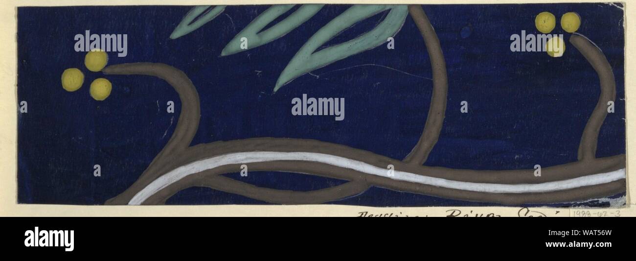 Drawing, Textile Design- Riva See (Riva Lake), 1916–18 Stock Photo - Alamy