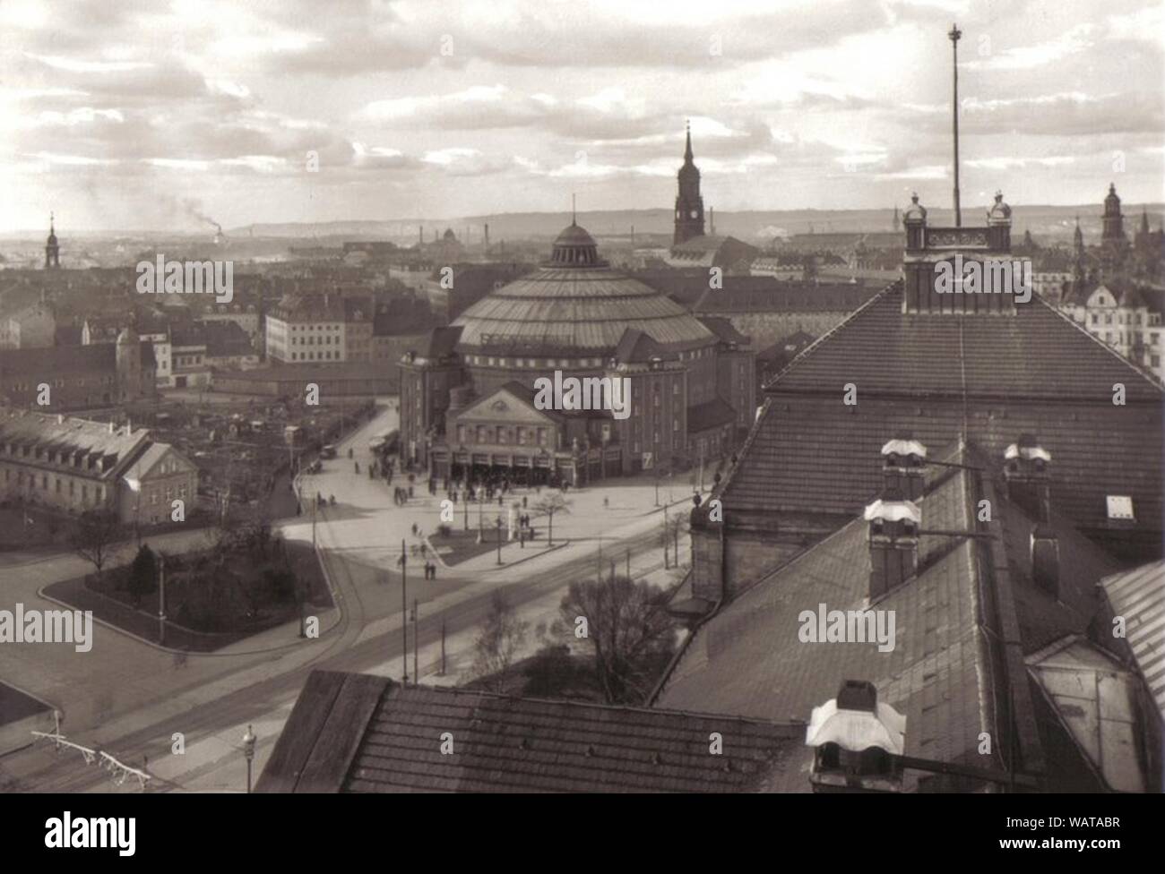 Dresden Zirkus Sarrasani Carolaplatz Neustadt 1914 Stock Photo Alamy