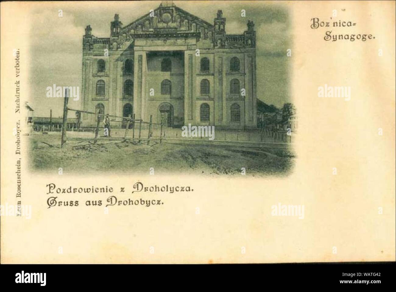 Drohobycz,Wielka synagoga. Stock Photo