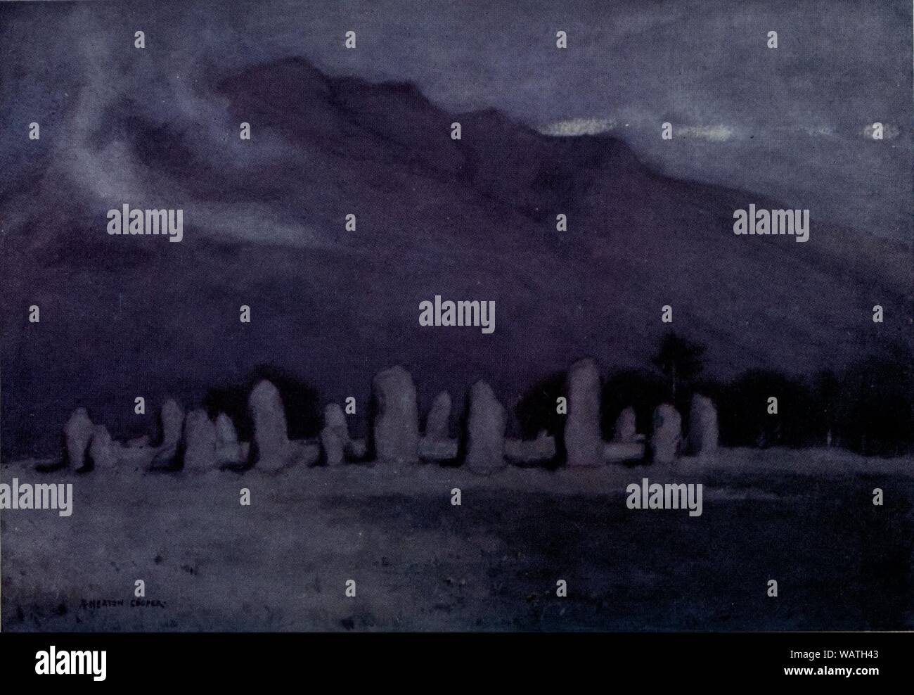 Druid Circle, Near Keswick The English Lakes A. Heaton Cooper Stock