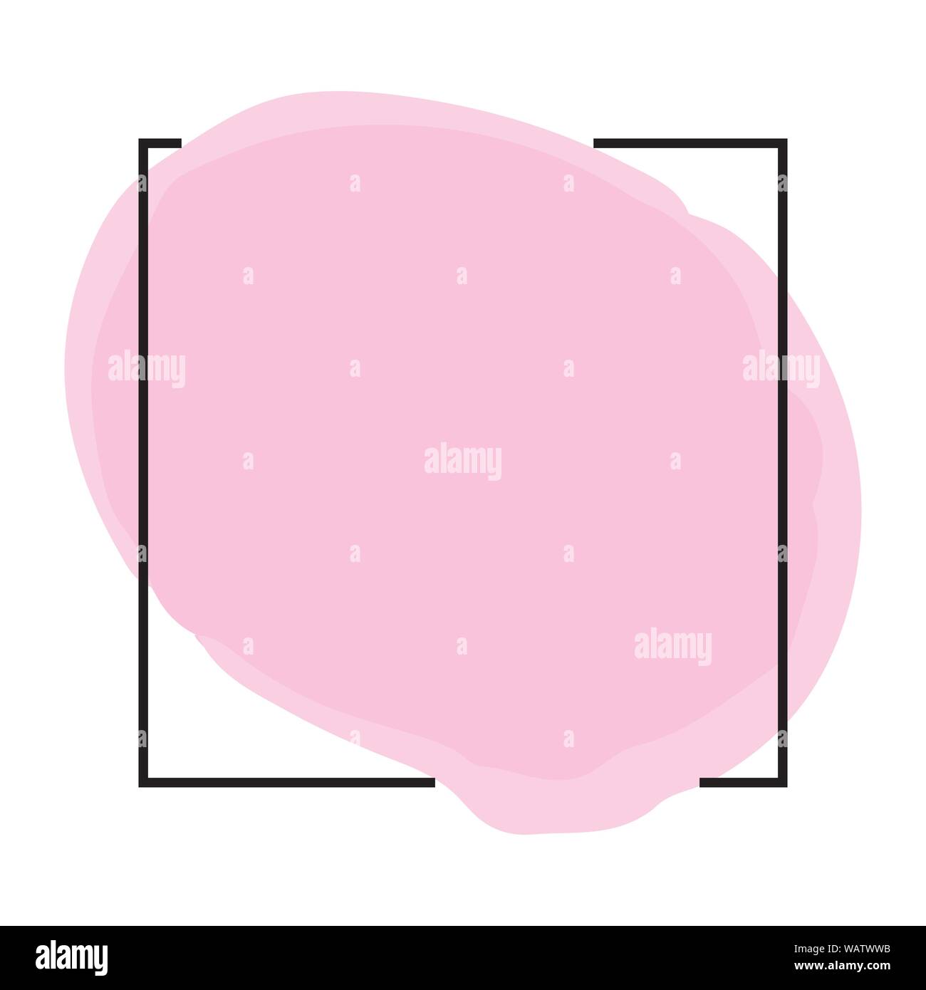 Frame Template Design Digital Watercolor In Vector Wedding Decoration frame-template-design-digital-watercolor-in-vector-wedding-decoration