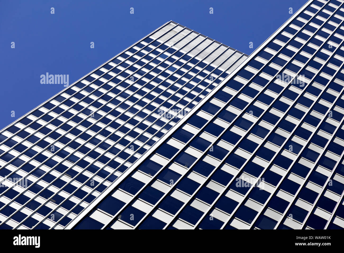 Modern architectural background in blue tones Stock Photo - Alamy