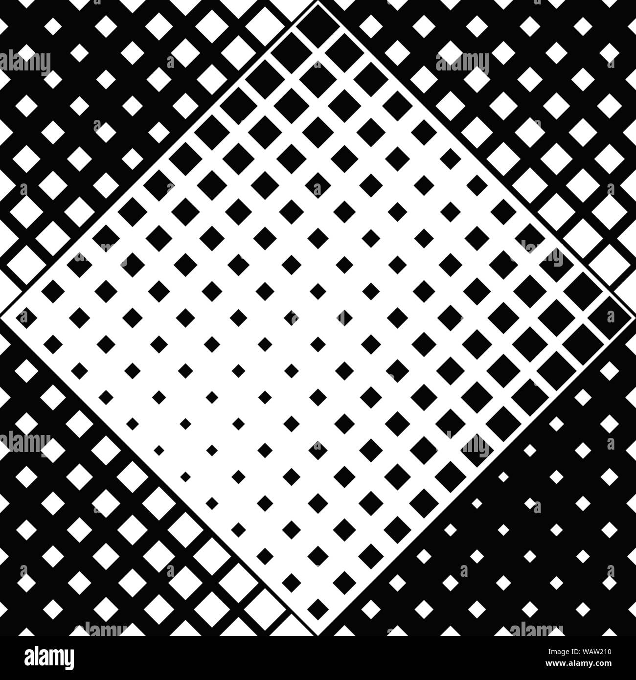 Black and white seamless square pattern background design - abstract ...
