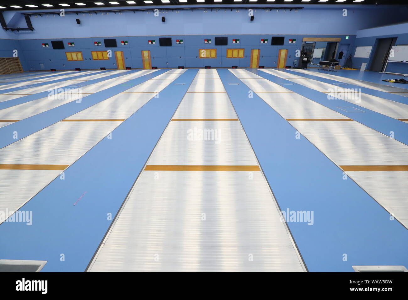 Fencing Training Roon Fencing room hi-res stock photography and images - Alamy