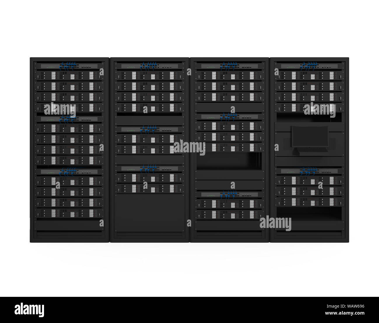 Computer Network Server Isolated Stock Photo - Alamy