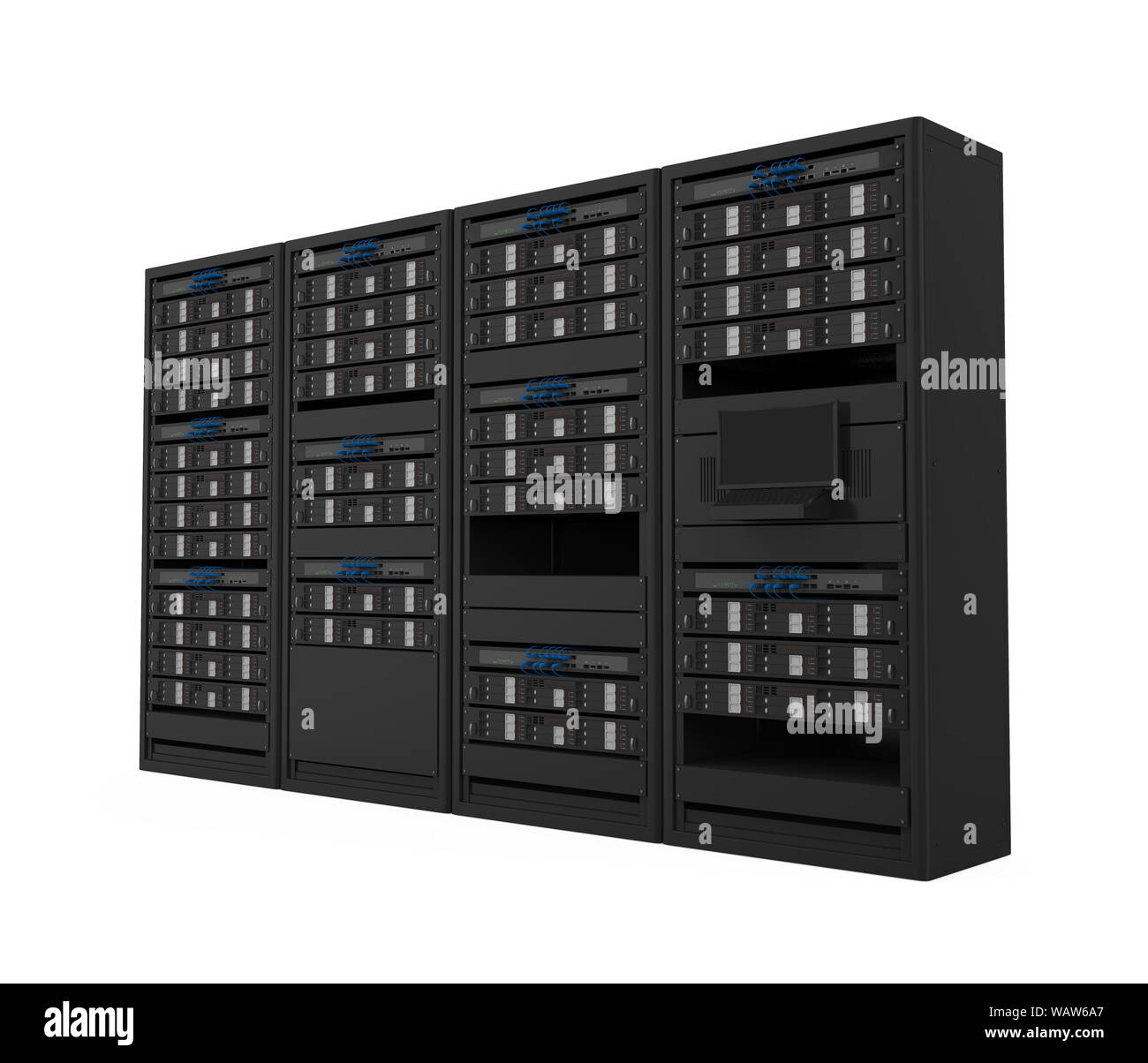 Computer Network Server Isolated Stock Photo - Alamy