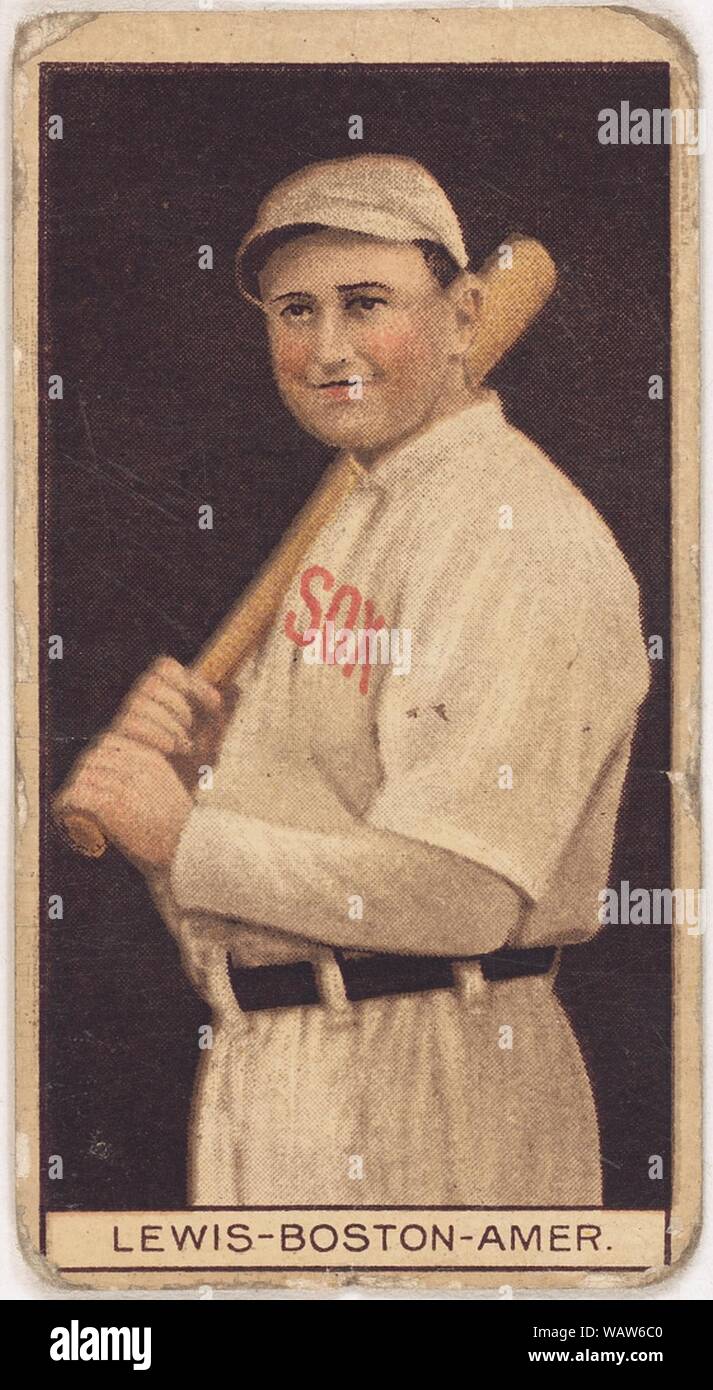 Duffy Lewis, Boston Red Sox, baseball card portrait Stock Photo