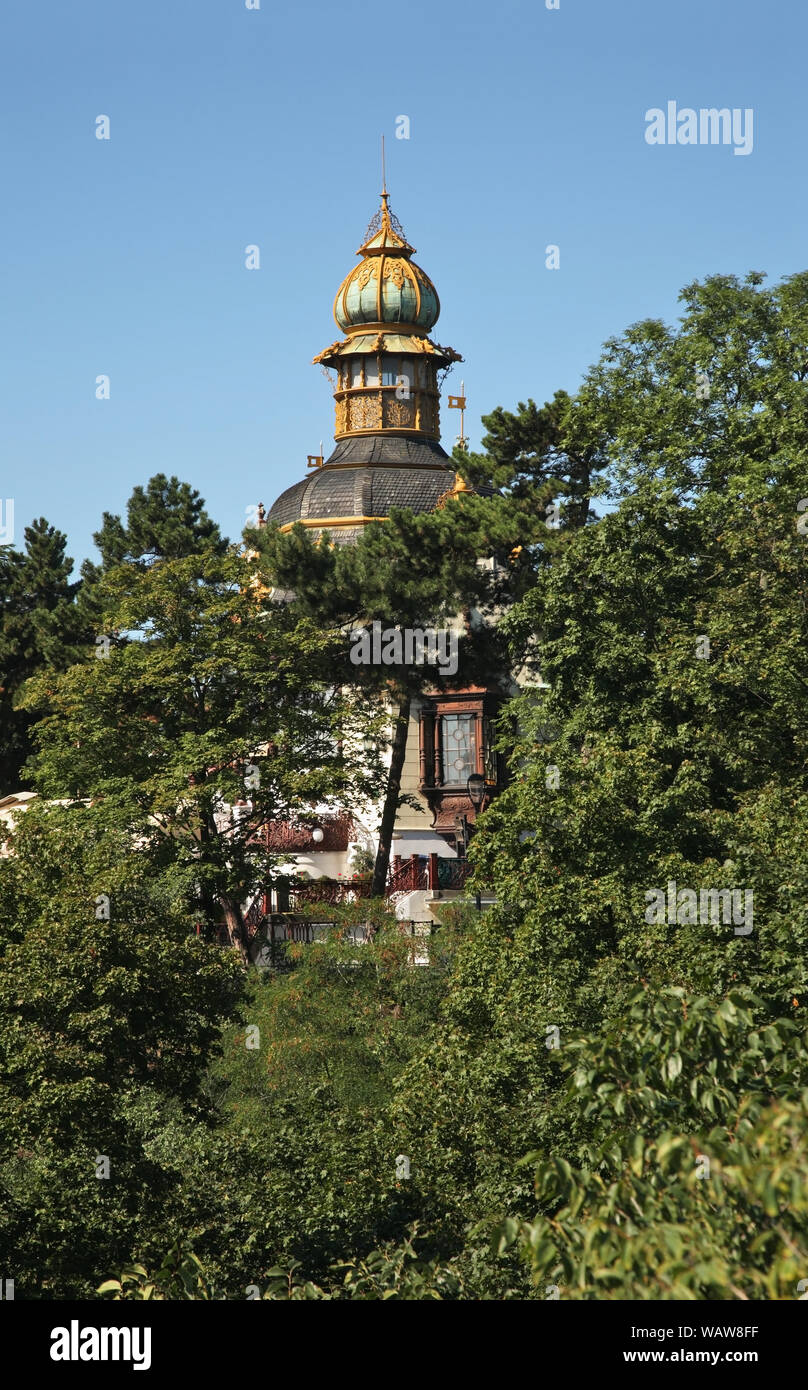 Hanavsky pavilion in Prague. Czech Republic Stock Photo