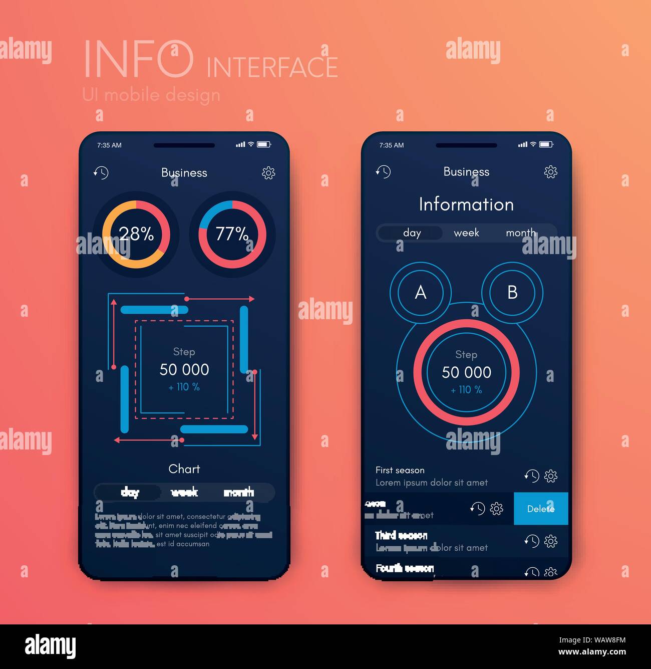 Widget vector vectors Stock Vector Images - Alamy