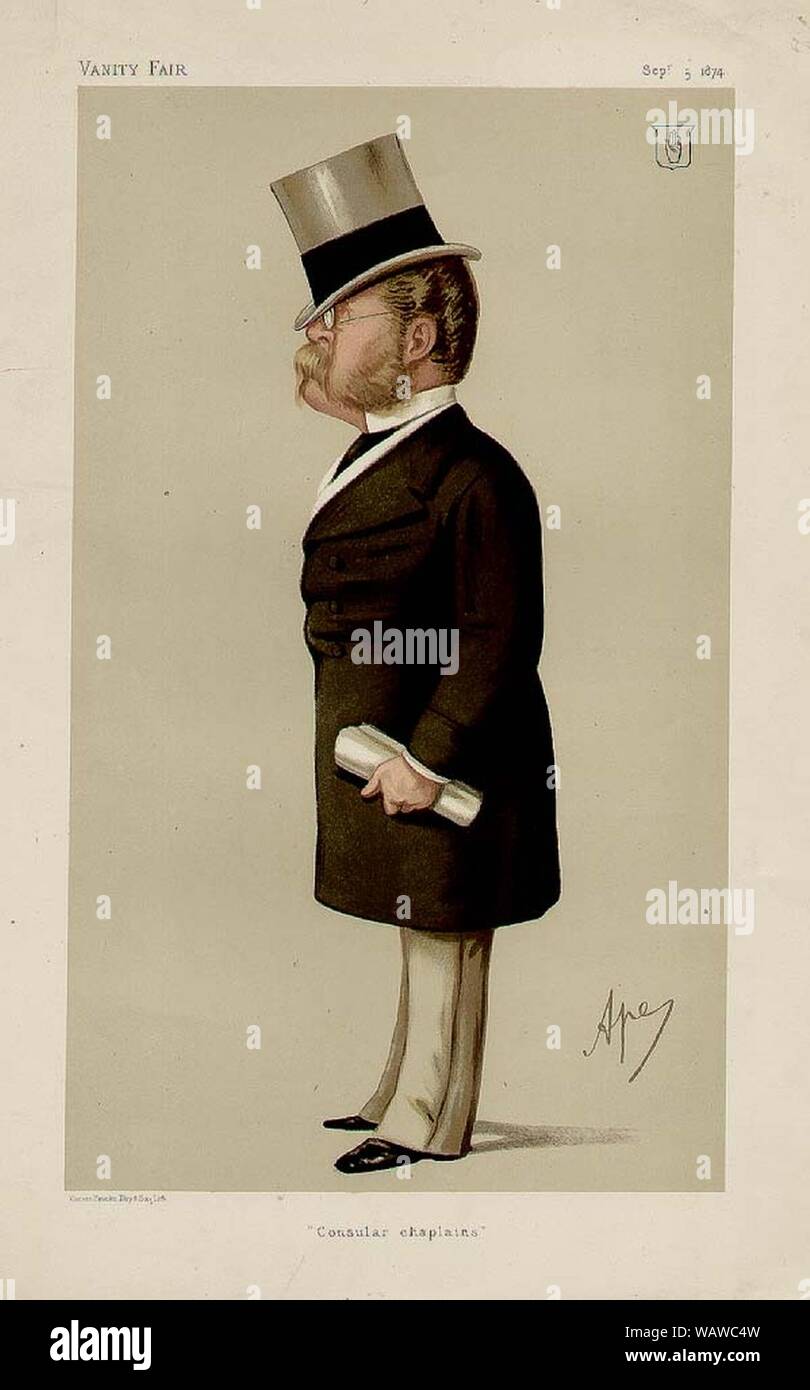 Henry Drummond-Wolff, Vanity Fair, 1874-09-05. Stock Photo