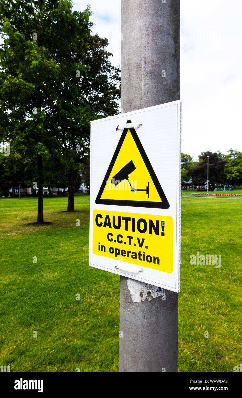 Warning cctv hires stock photography and images Alamy