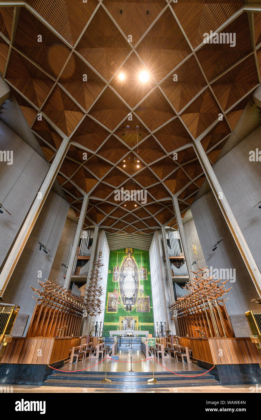 Coventry Cathedral interior Stock Photo - Alamy