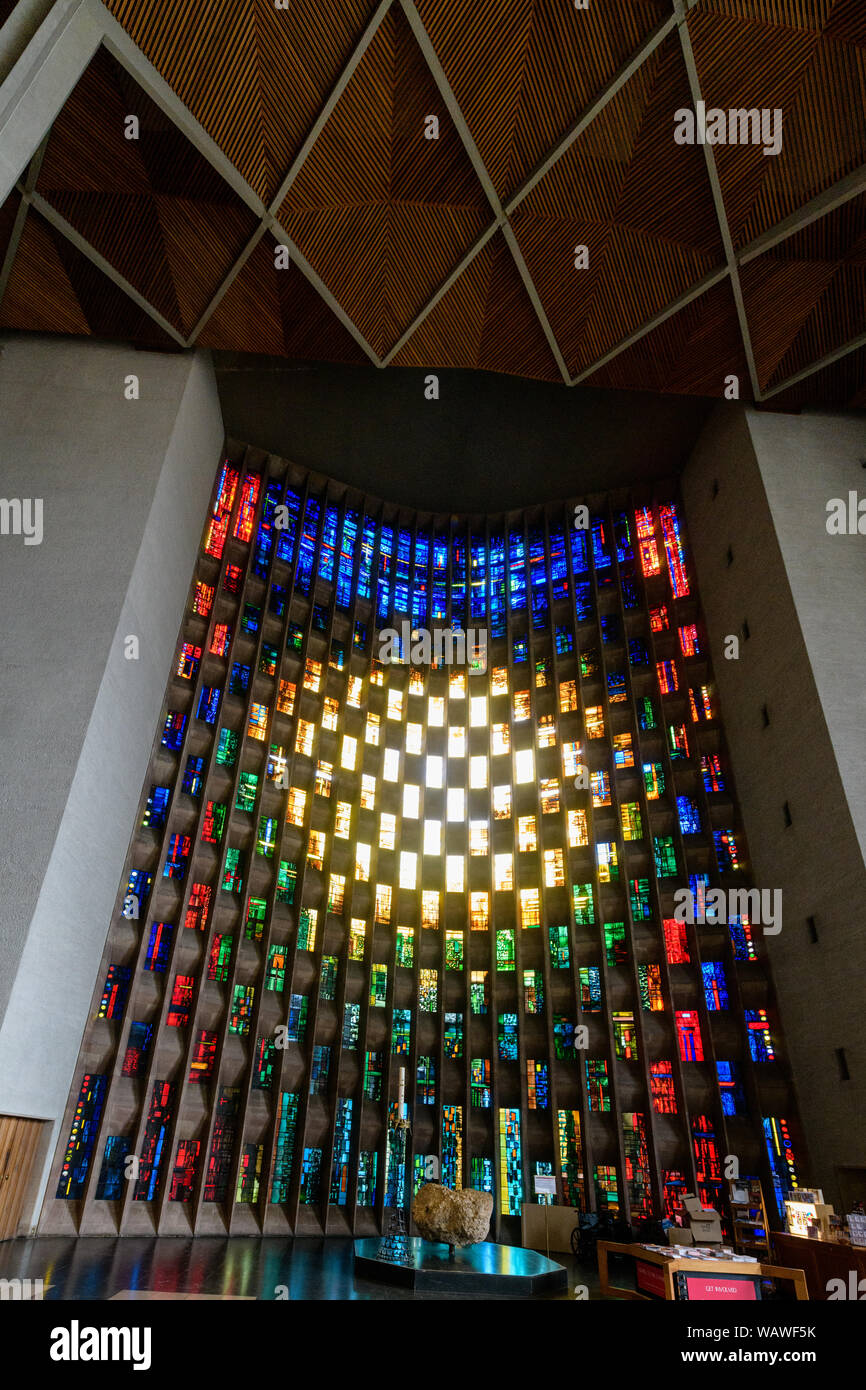 Coventry Cathedral interior Stock Photo - Alamy