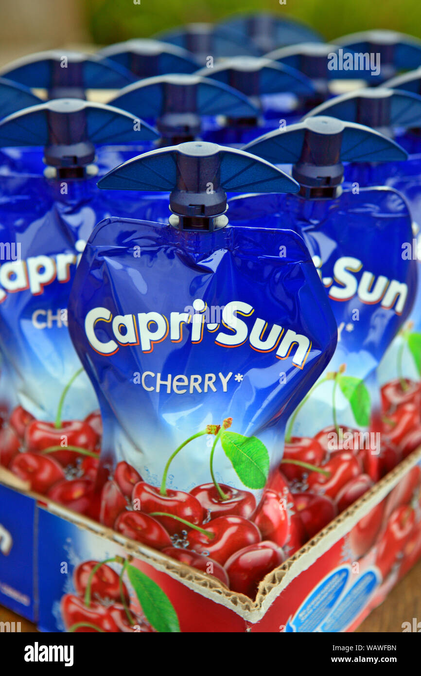 Capri-Sun cartons Stock Photo