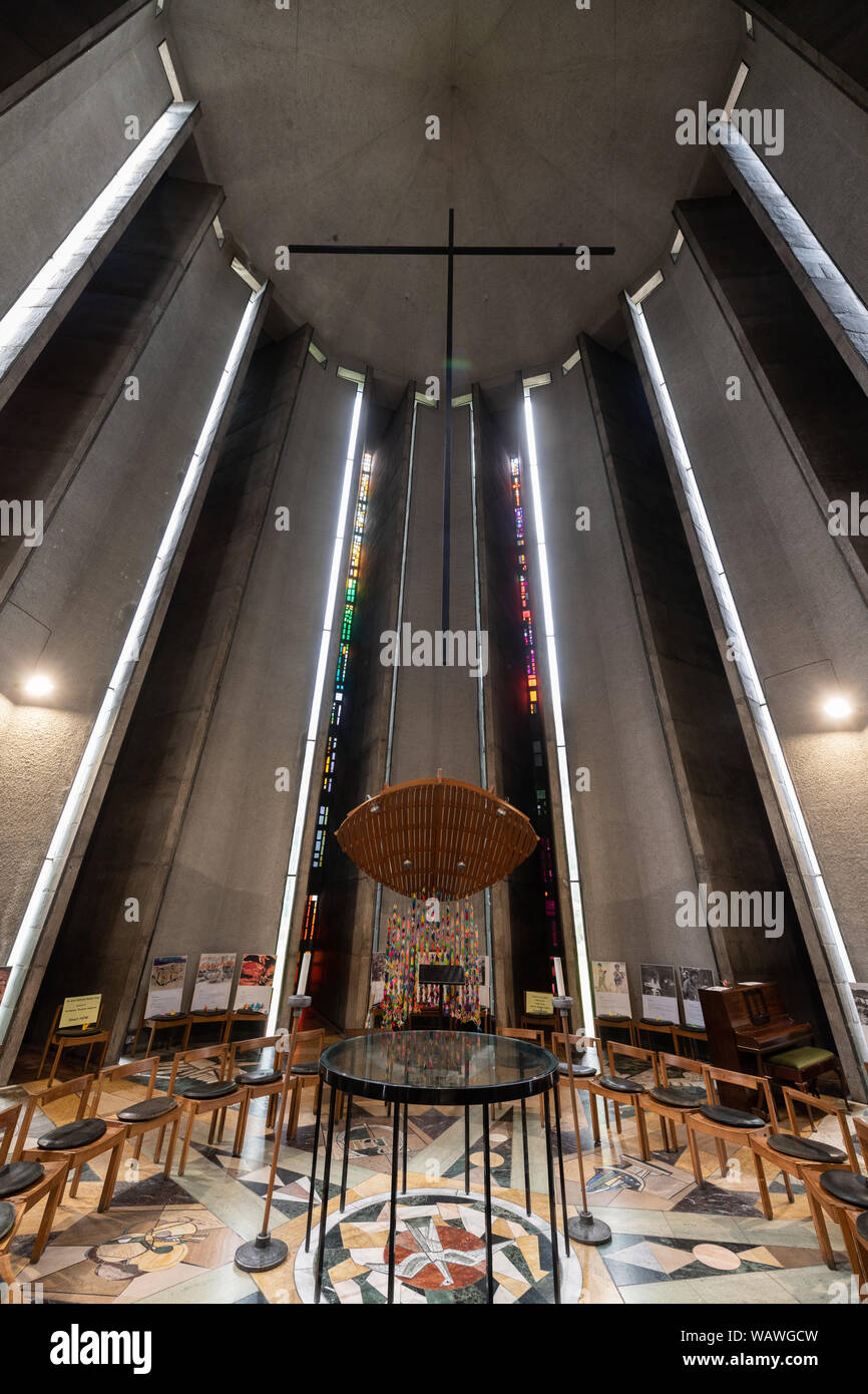 Coventry Cathedral interior Stock Photo - Alamy