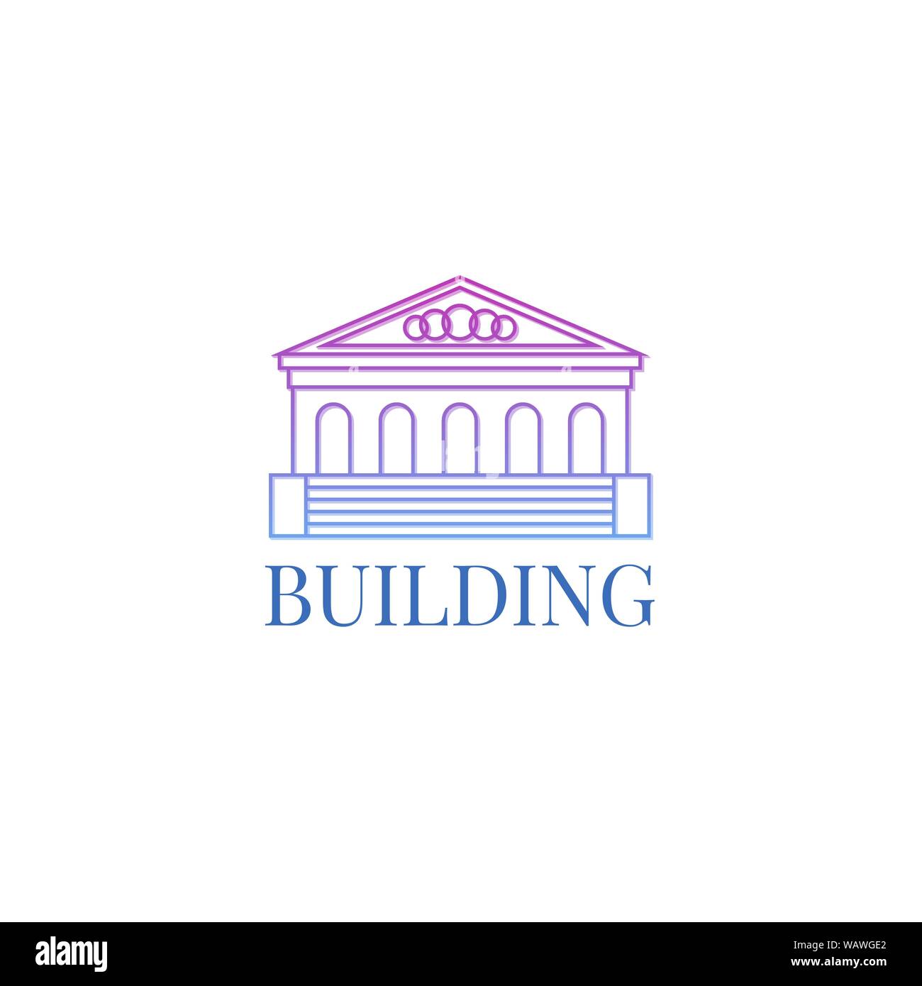Building logo and building icon. Vector design template. EPS10 Stock Vector