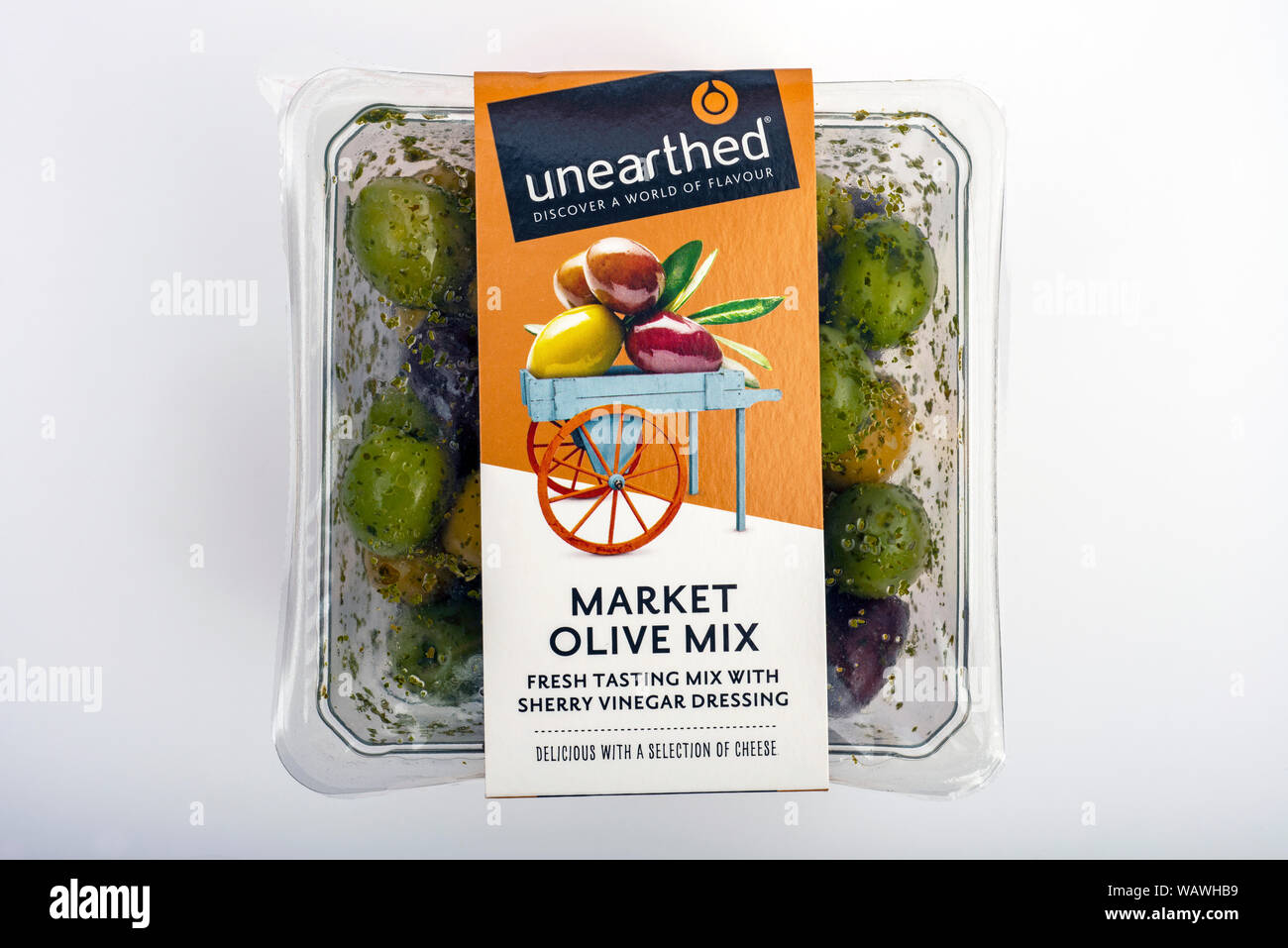 Unearthed Market Olive Mix Stock Photo