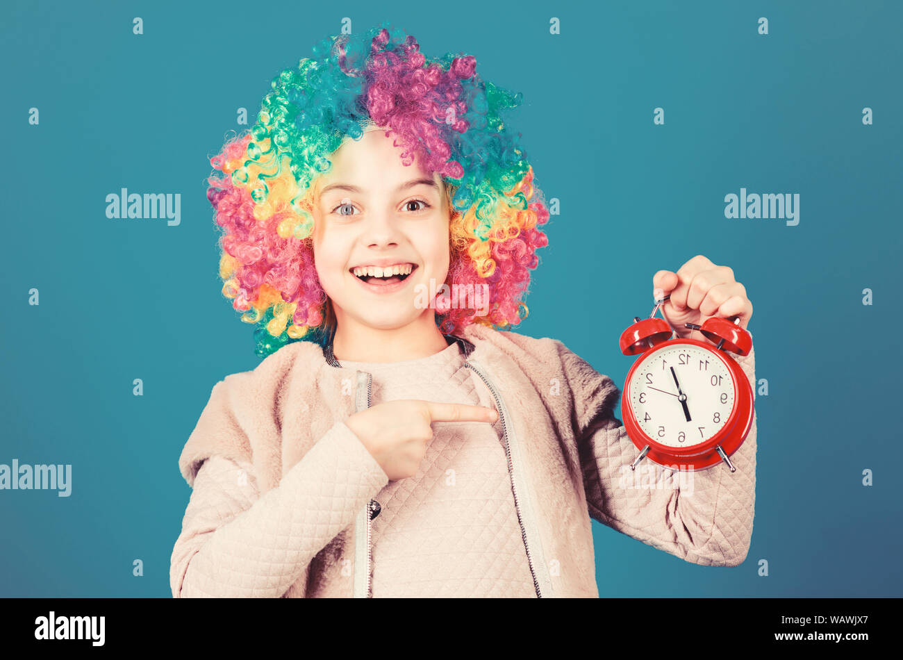 I am not joking about discipline. False alarm. Girl worry about time