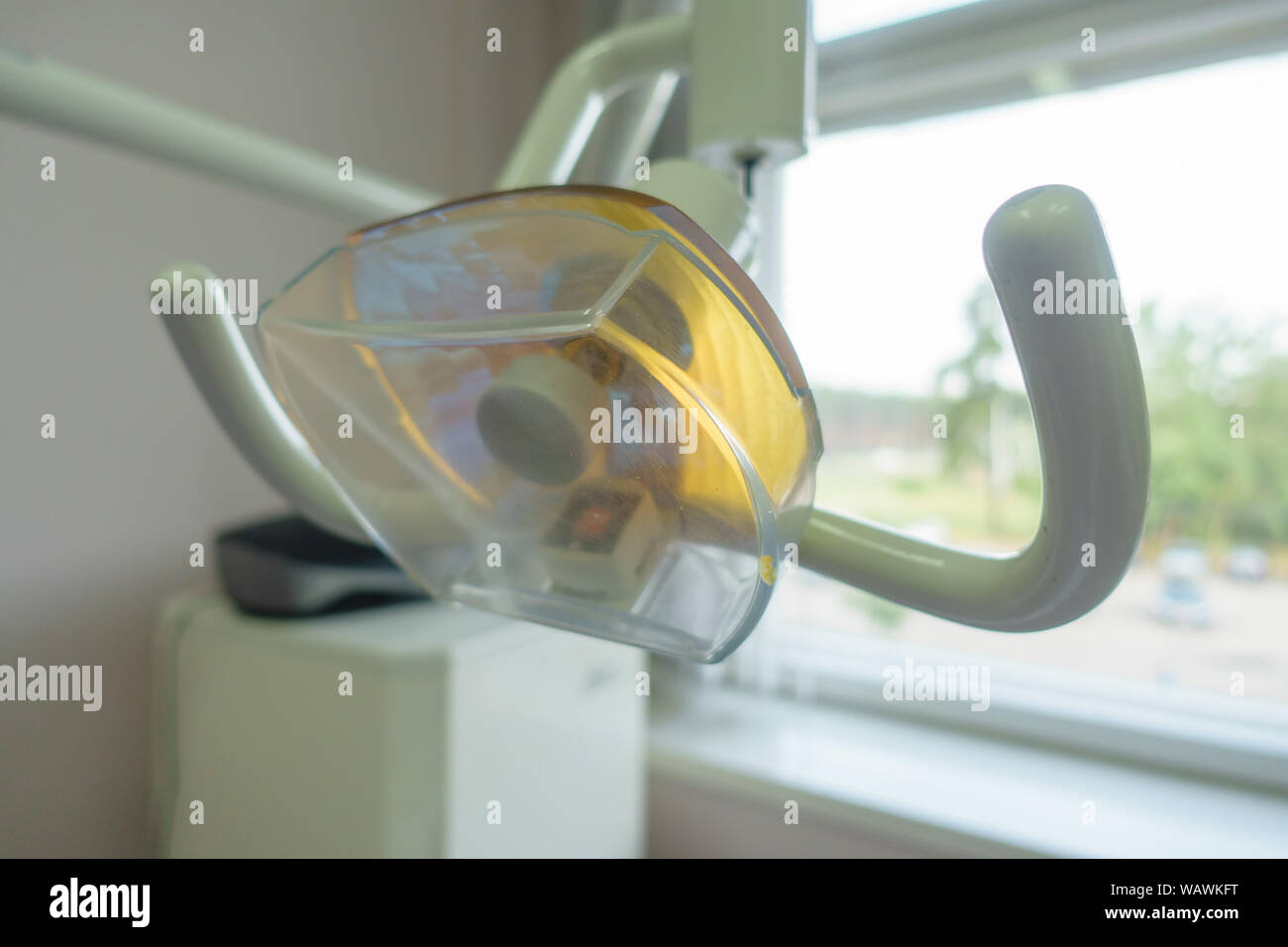 clean dental instruments in the office prepared for work Stock Photo