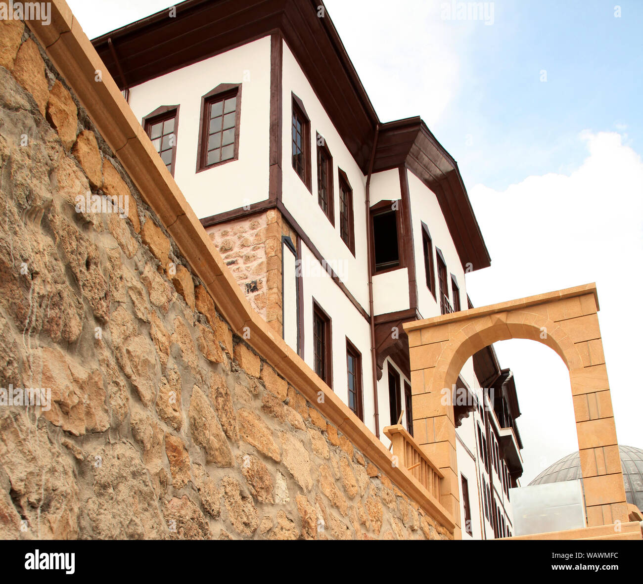 Historic Homes Ankara Turkey Stock Photo Alamy