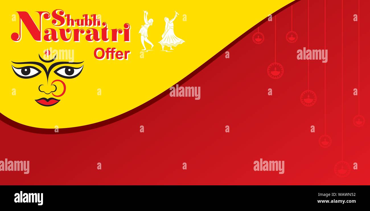 Indian Religion Navratri Festival Or Durga Puja Festival Sale