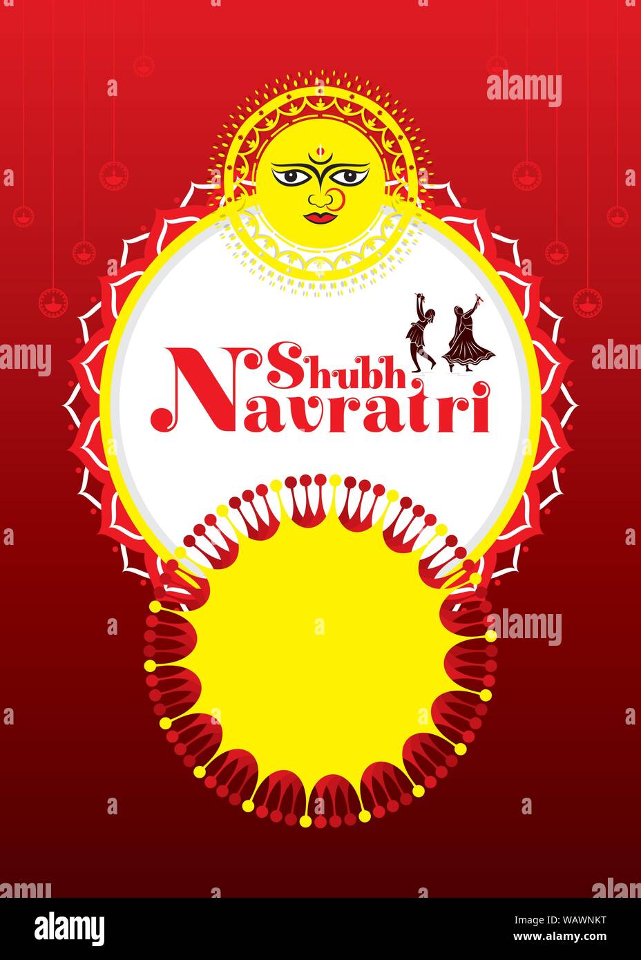 Indian Religion Navratri Festival Or Durga Puja Festival Sale