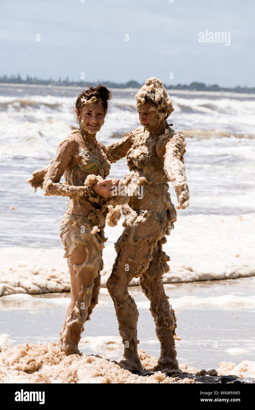 teenage bathers