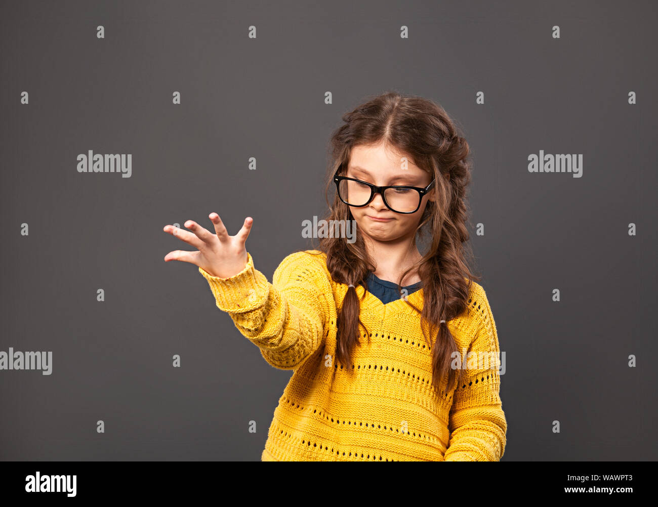 Grumpy school kid hi-res stock photography and images - Alamy