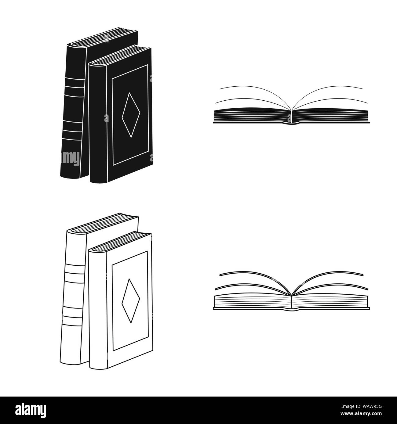 Vector design of training and cover symbol. Collection of training and ...