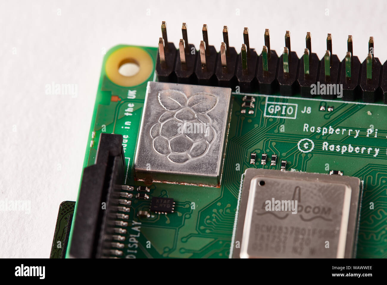 Raspberry Pi 3 B+ Stock Photo