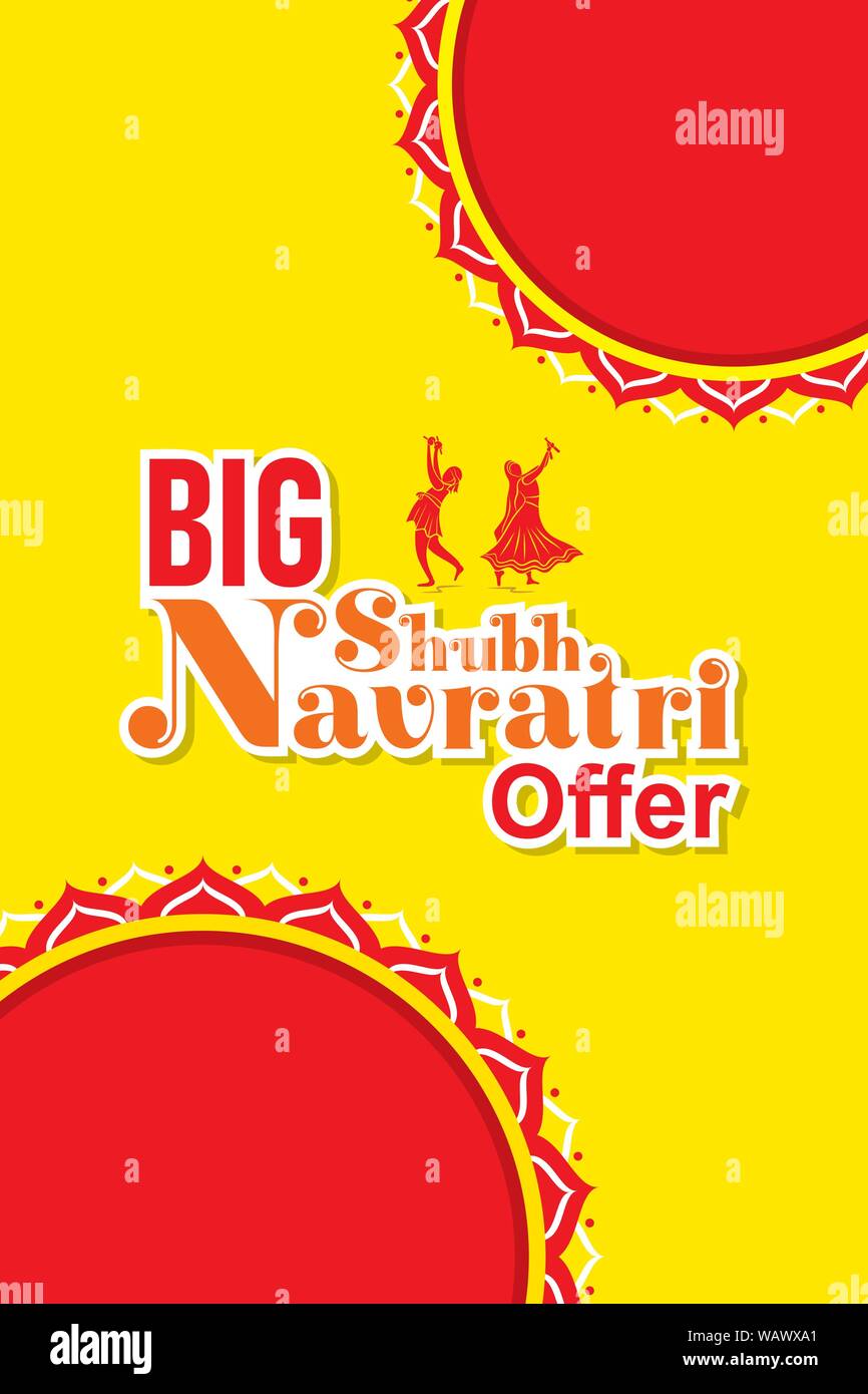 Indian Religion Navratri Festival Or Durga Puja Festival Sale