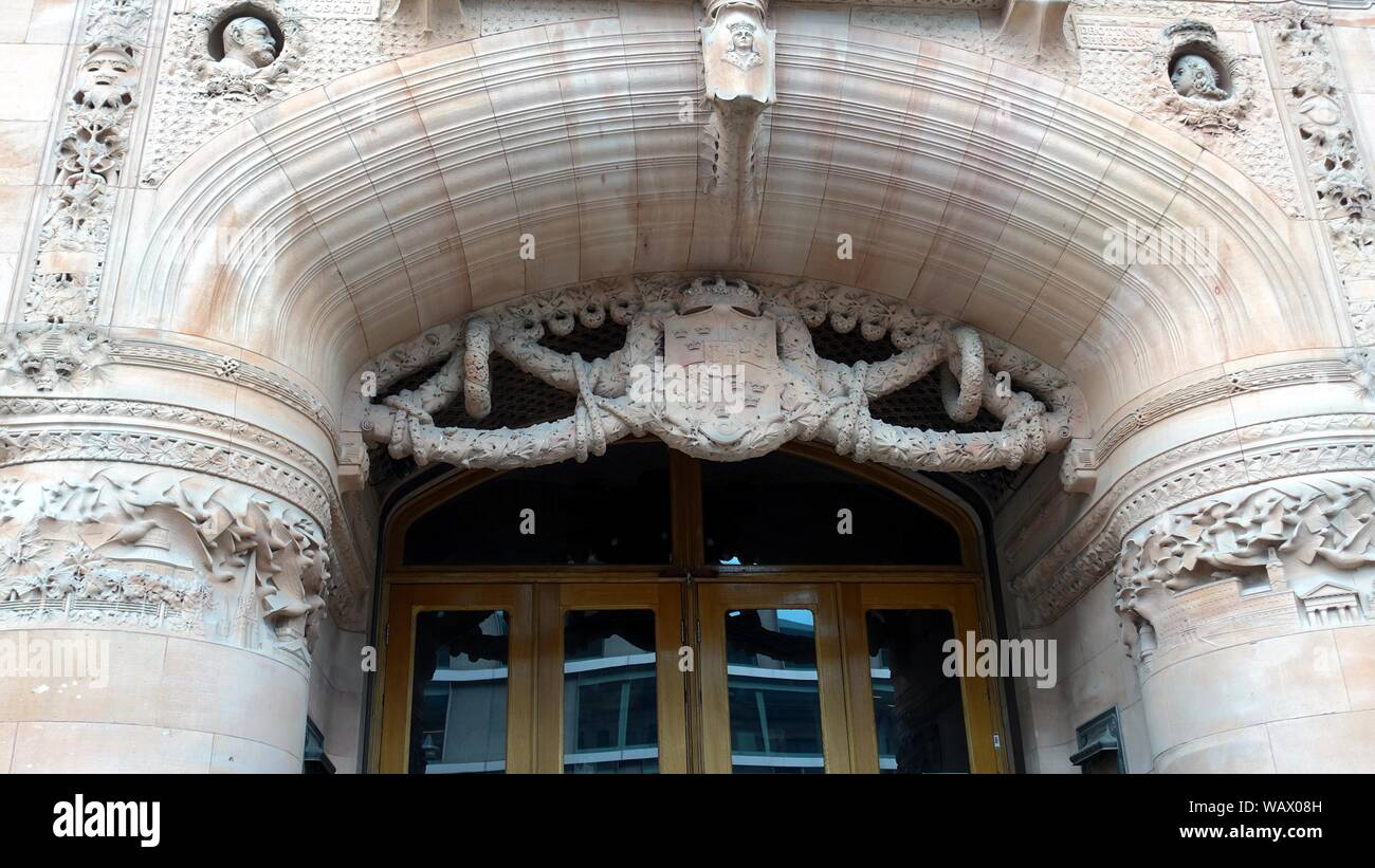 The old Royal Post Office building in central Stockholm, Sweden, Europe. August 21, 2019 Stock Photo