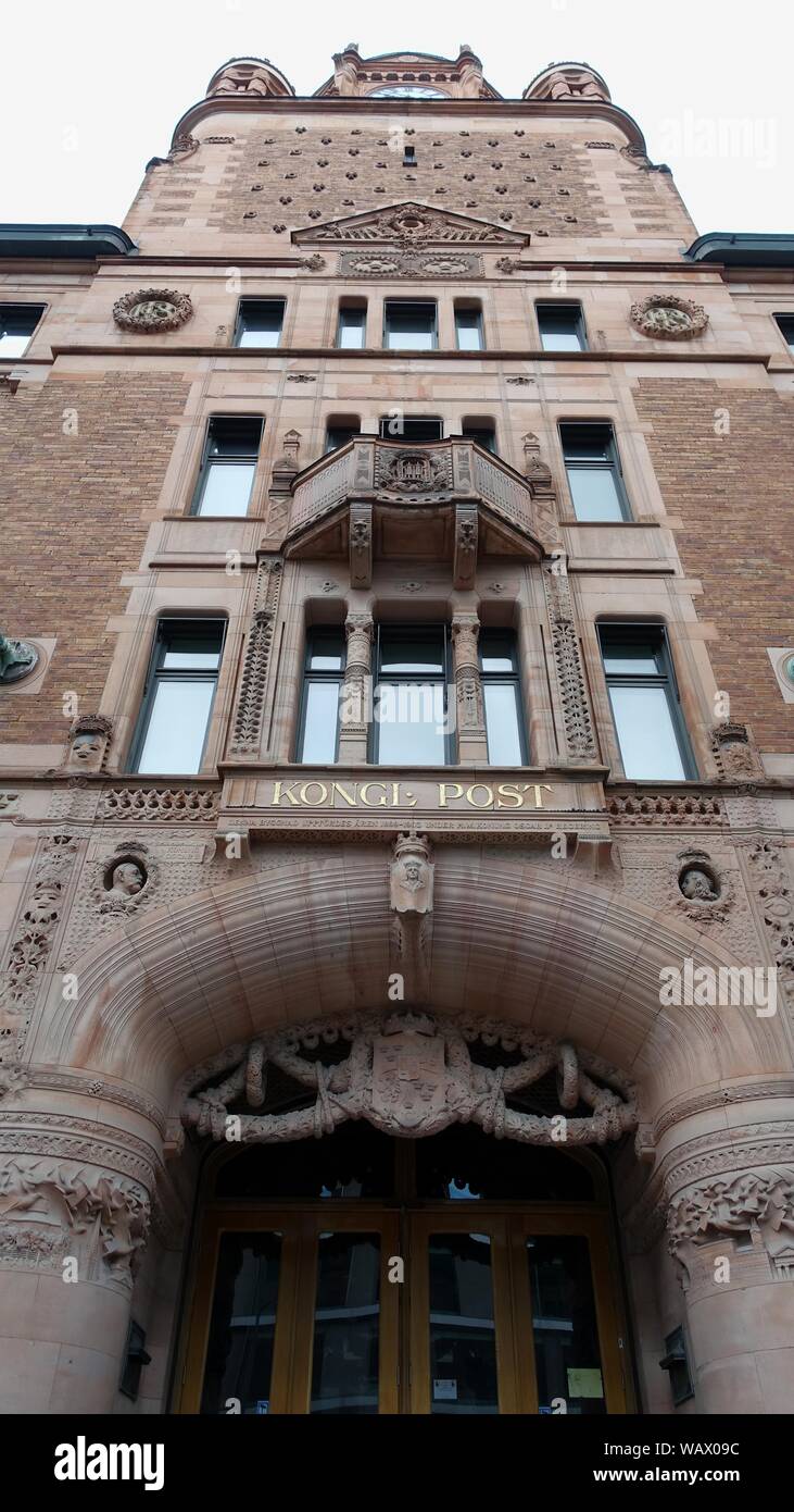 The old Royal Post Office building in central Stockholm, Sweden, Europe. August 21, 2019 Stock Photo