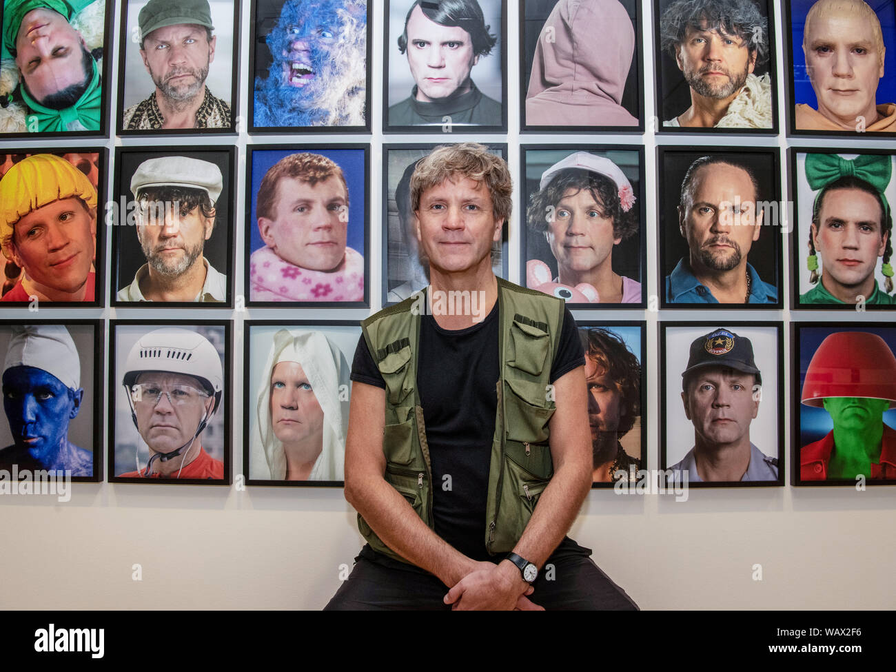 Berlin Germany 22nd Aug 2019 The Artist Bjorn Melhus Sits In