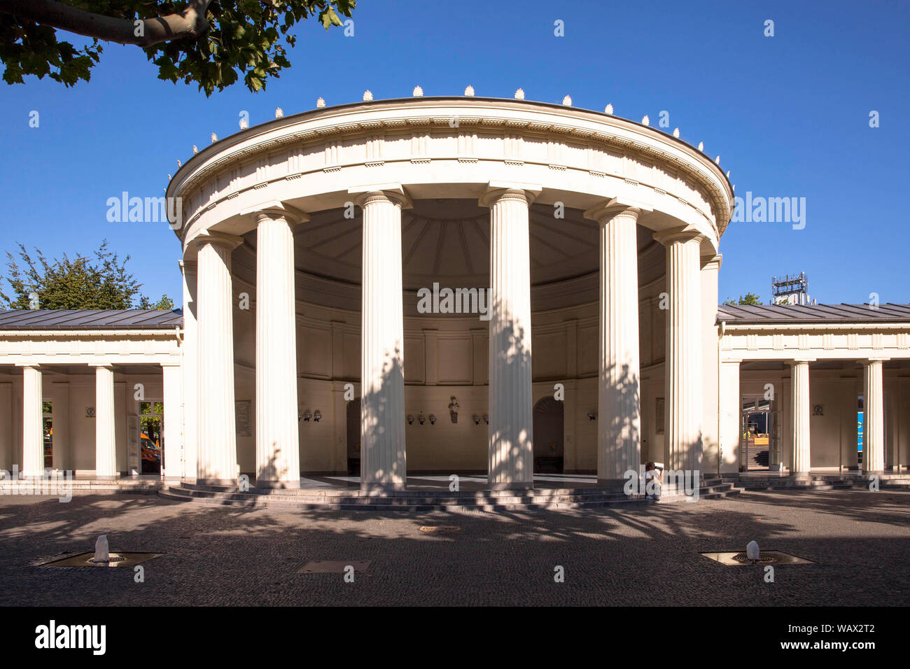 the Elisenbrunnen, pump room, Aachen, North Rhine-Westphalia, Germany.  der Elisenbrunnen, Aachen, Nordrhein-Westfalen, Deutschland. Stock Photo