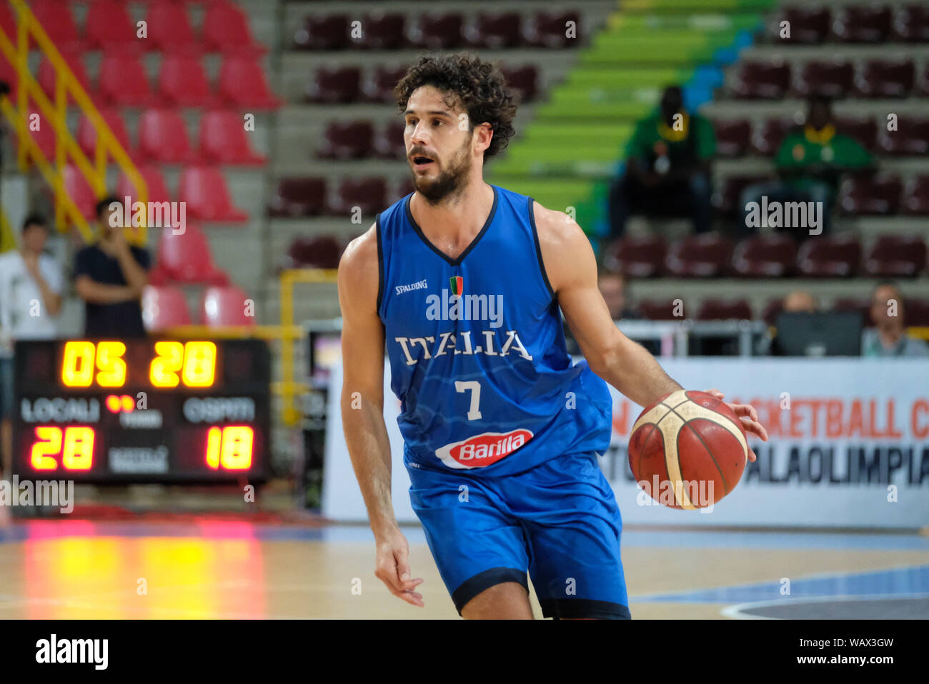 LUCA VITALI during Verona Basketball Cup - Italia vs Venezuela, Verona,  Italy, 10 Aug 2019, Basket Nazionale Italiana di Basket Stock Photo - Alamy