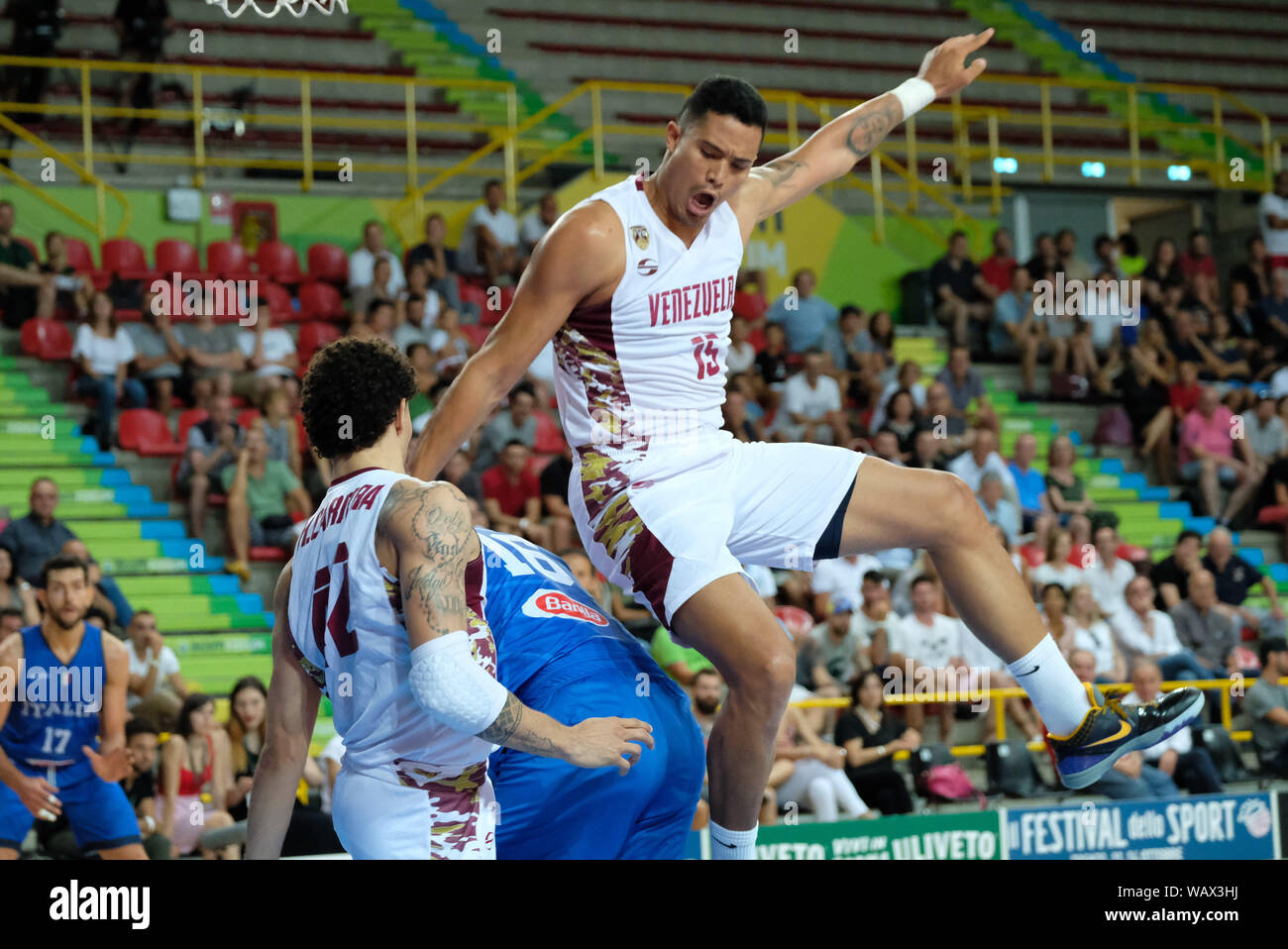 WINDI GRATEROL during Verona Basketball Cup - Italia vs Venezuela, Verona, Italy, 10 Aug 2019, Basket Nazionale Italiana di Basket Stock Photo